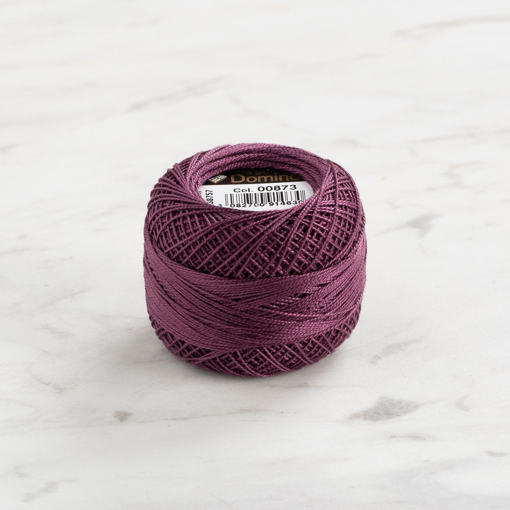 Domino Cotton Perle Size 12 Embroidery Thread (5 g), Purple - 4590012-873