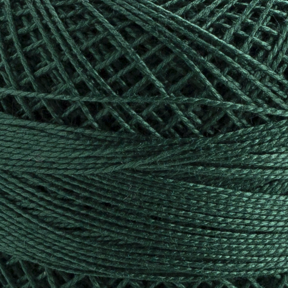 Domino Cotton Perle Size 12 Embroidery Thread (5 g), Green - 4590012-879