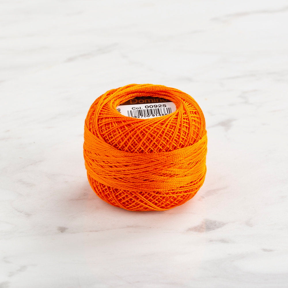 Domino Cotton Perle Size 12 Embroidery Thread (5 g), Orange - 4590012-925