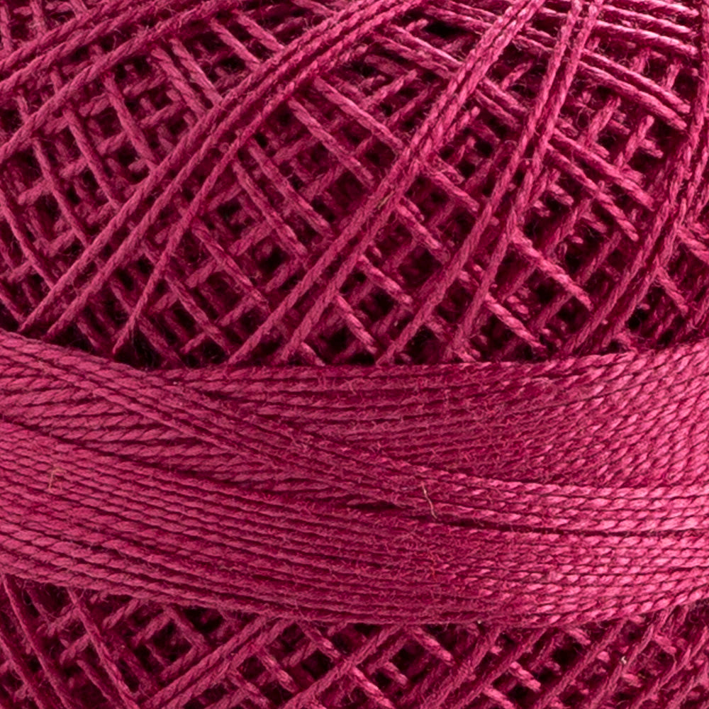 Domino Cotton Perle Size 12 Embroidery Thread (5 g), Plum - 4590012-972