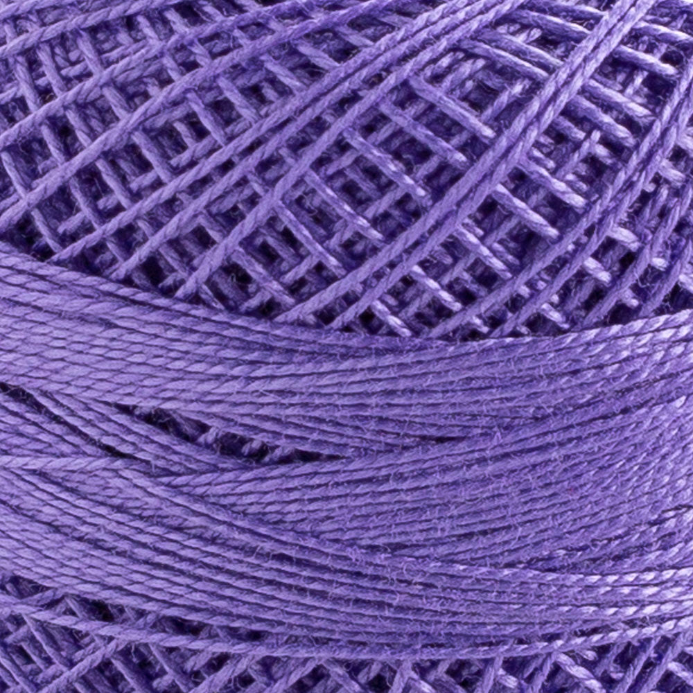 Domino Cotton Perle Size 12 Embroidery Thread (5 g), Dark Lilac - 4590012-1030