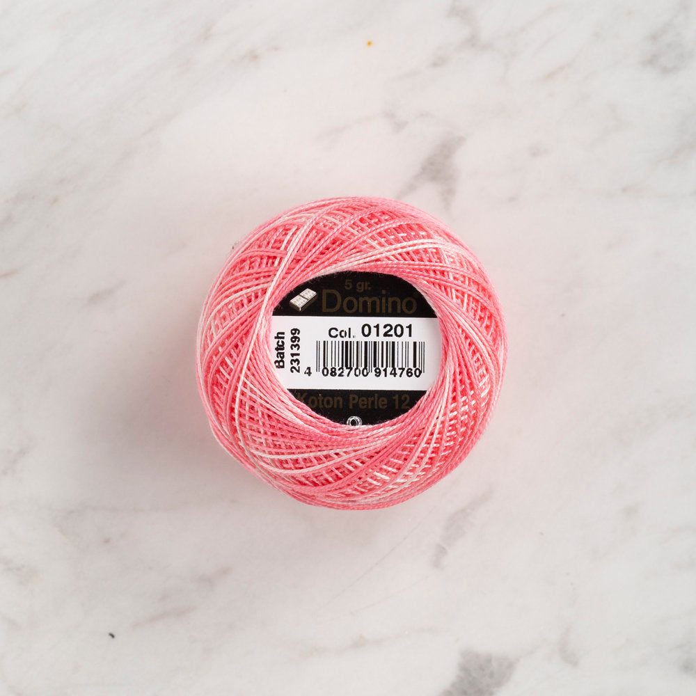 Domino Cotton Perle Size 12 Embroidery Thread (5 g), Variegated - 4590012-1201