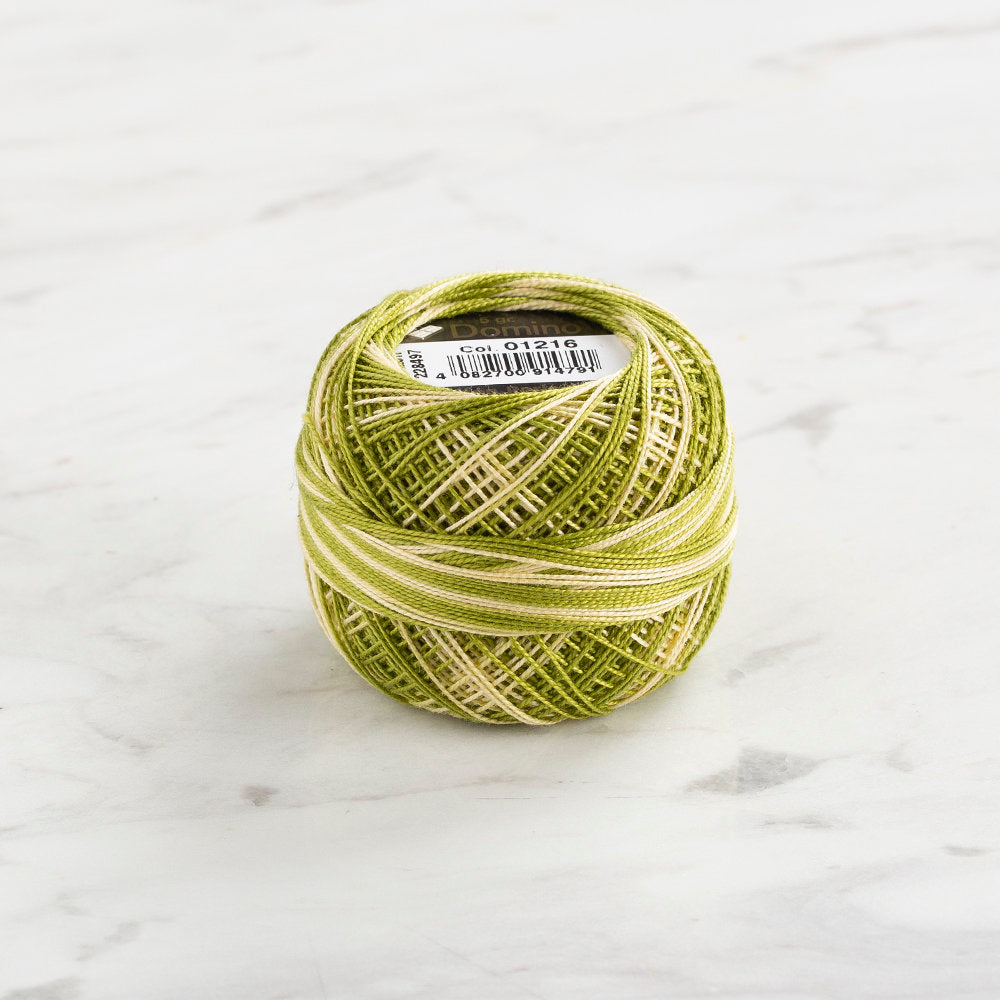 Domino Cotton Perle Size 12 Embroidery Thread (5 g), Variegated - 4590012-1216