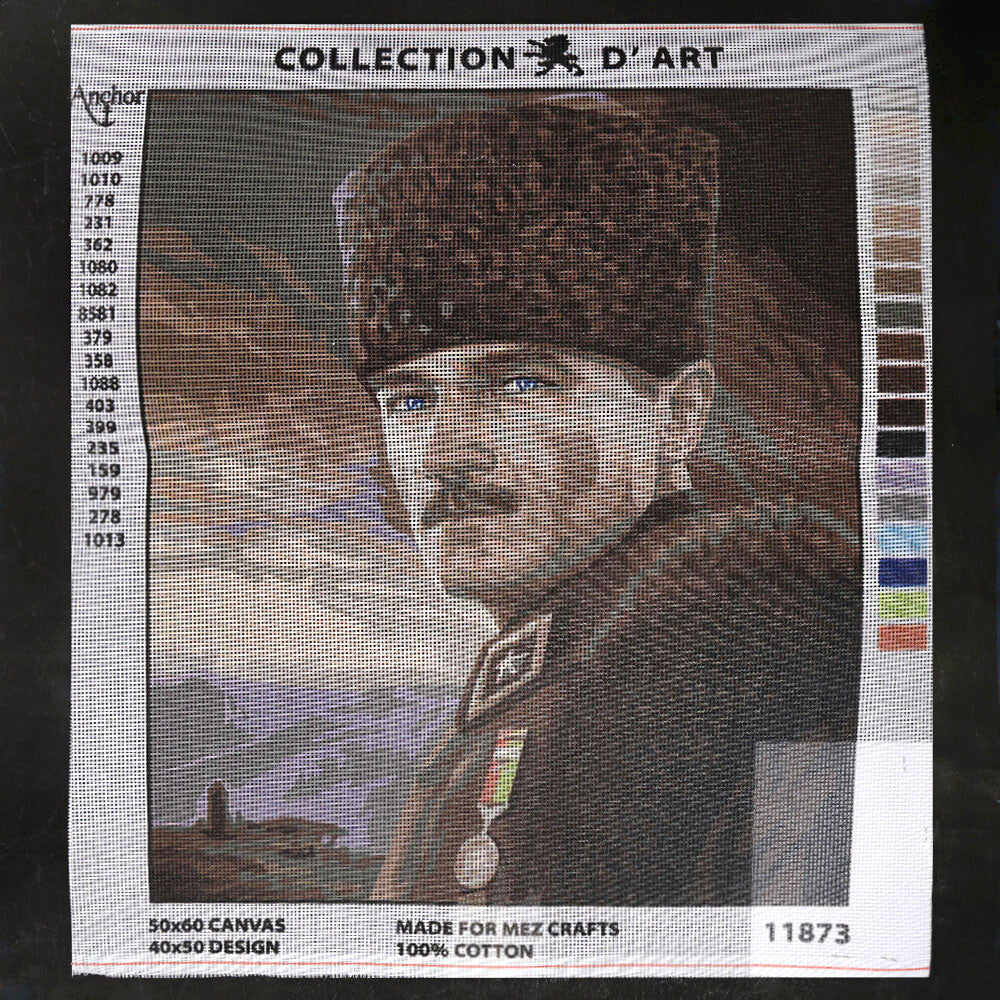 Collection Dart 40x50 cm Printed Gobelin, Ataturk - 11873