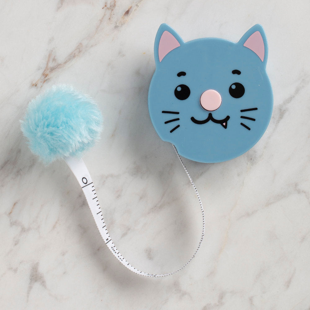 Loren Retractable Soft Tape Measure, Cat with a Tail