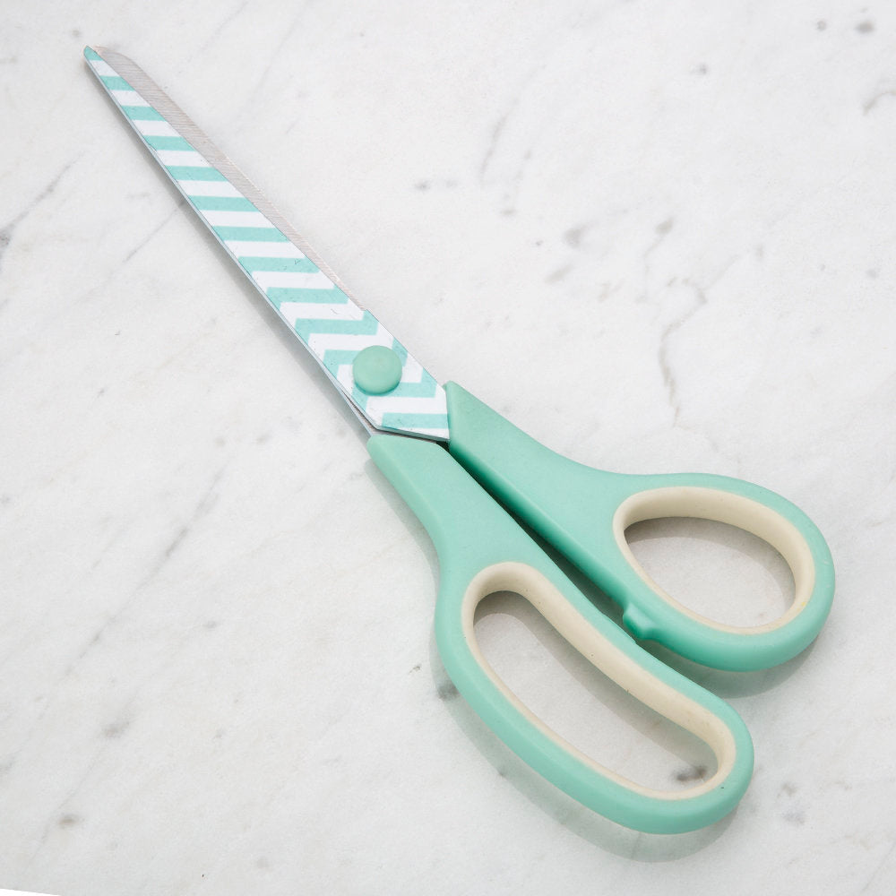 Kartopu 21.5 cm Scissor, Mint Green - B4838