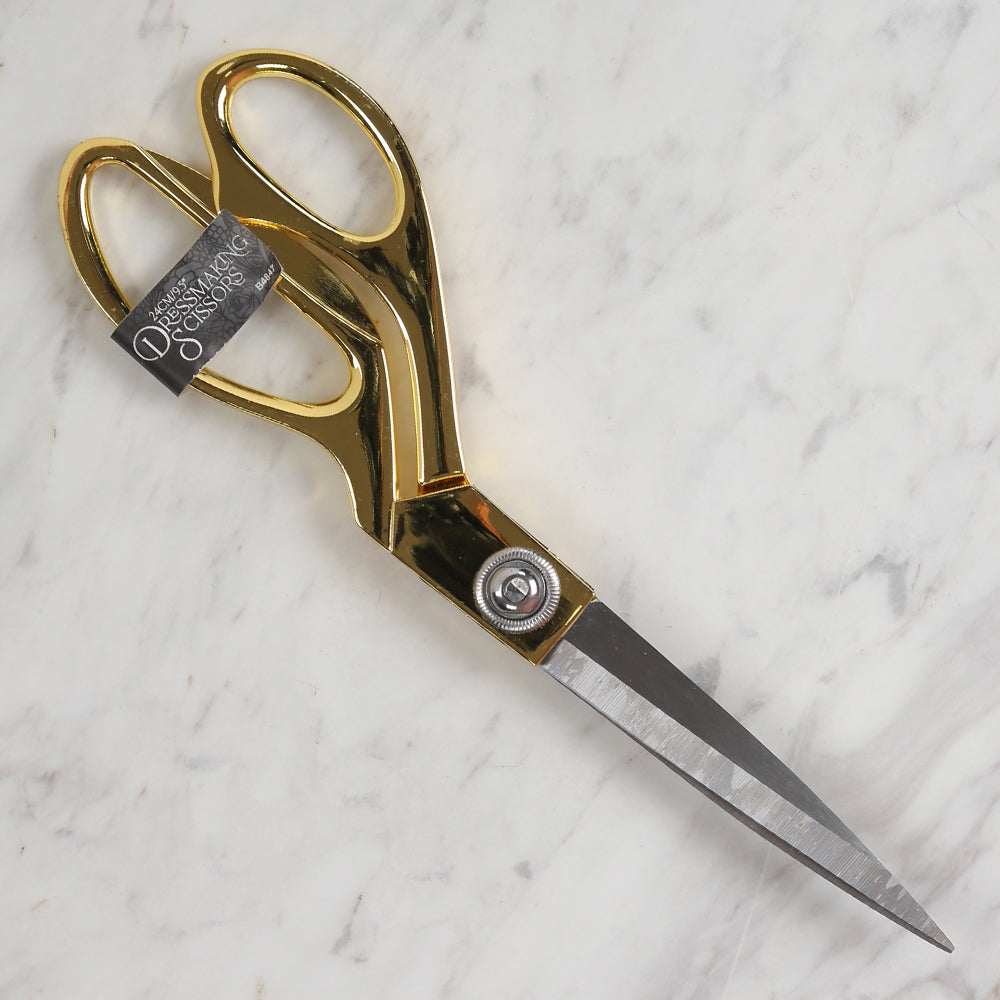 Sew Tasty Tailor Fabric Scissors Gold B4847