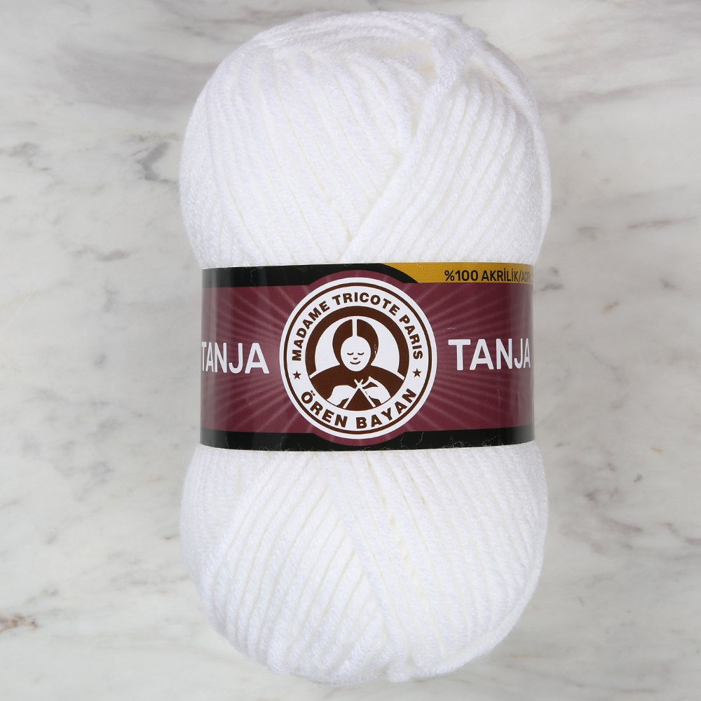 Madame Tricote Paris Tango/Tanja Knitting Yarn, Cream - 111