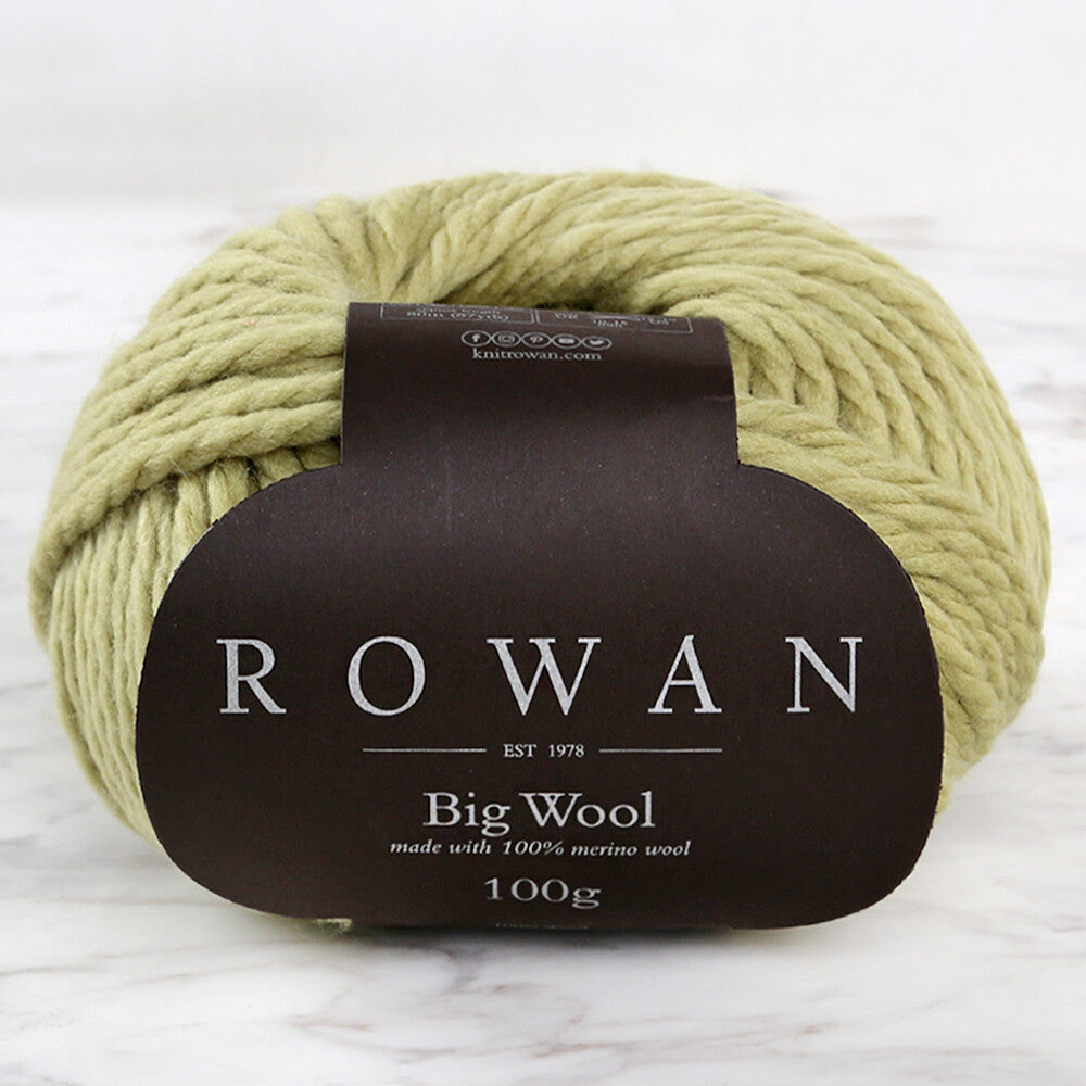 Rowan Big Wool Yarn, Green - 00096