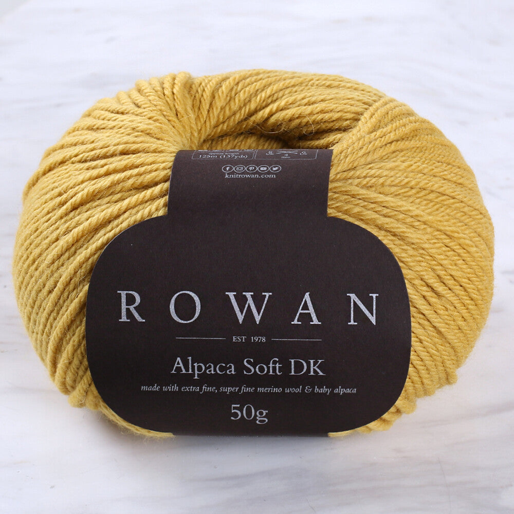 Rowan Alpaca Soft DK Yarn, Gold - 00234