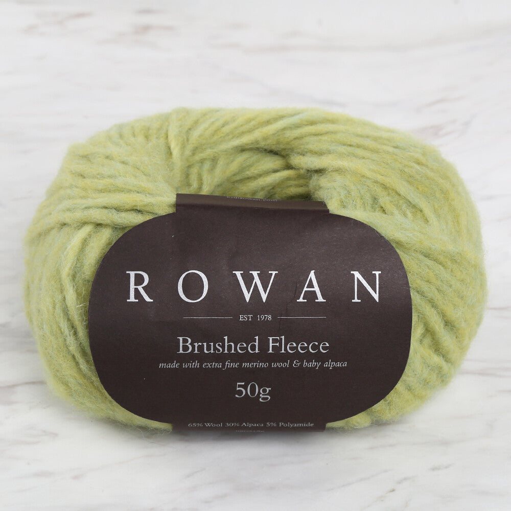 Rowan Brushed Fleece Yarn, Green - 00281