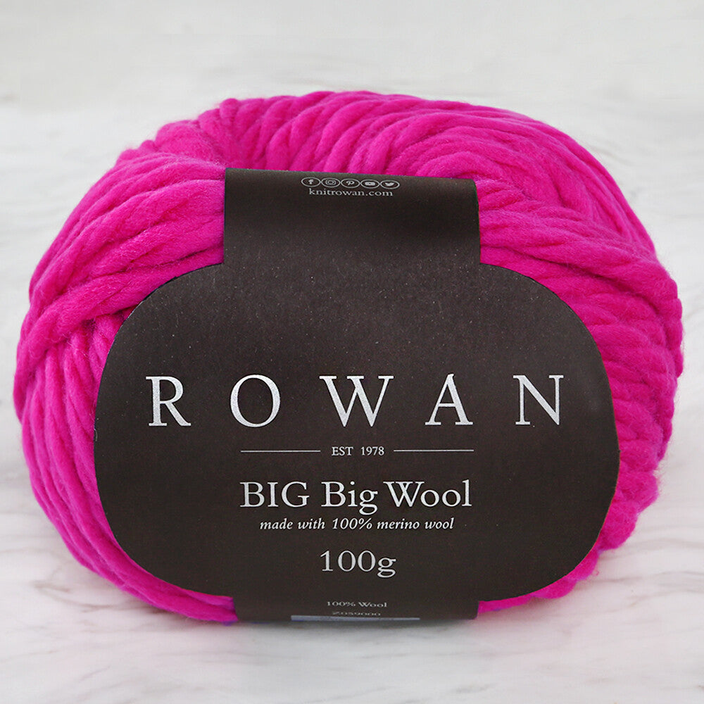 Rowan Big Big Wool Yarn, Fuchsia - 00216