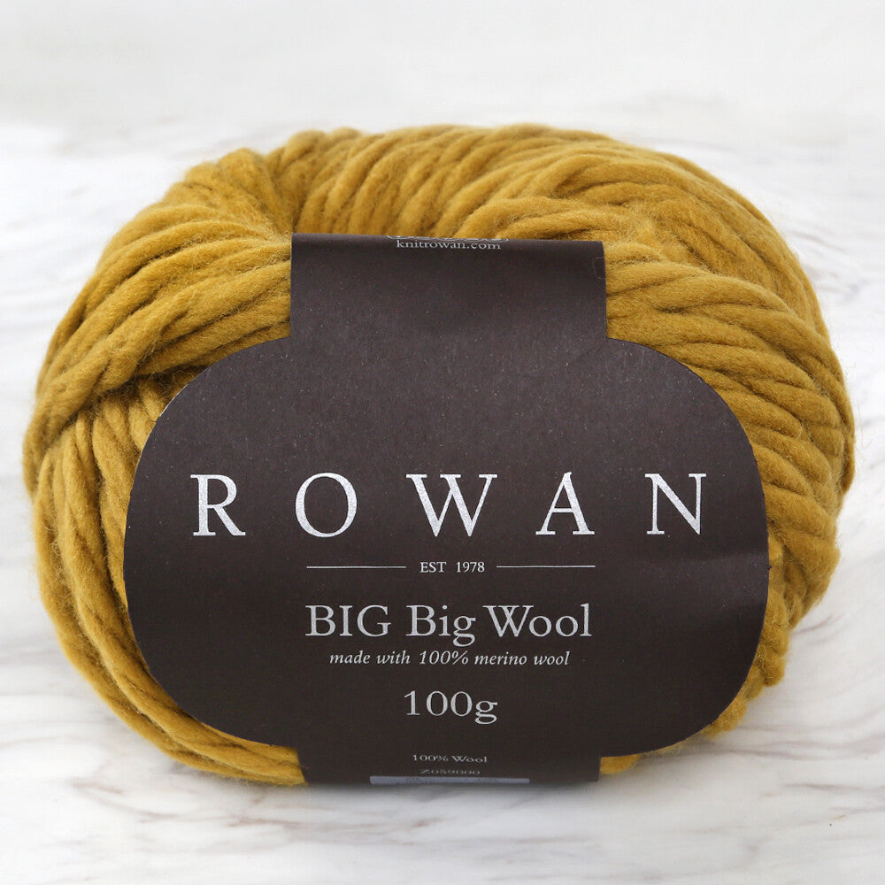 Rowan Big Big Wool Yarn, Mustard - 00218