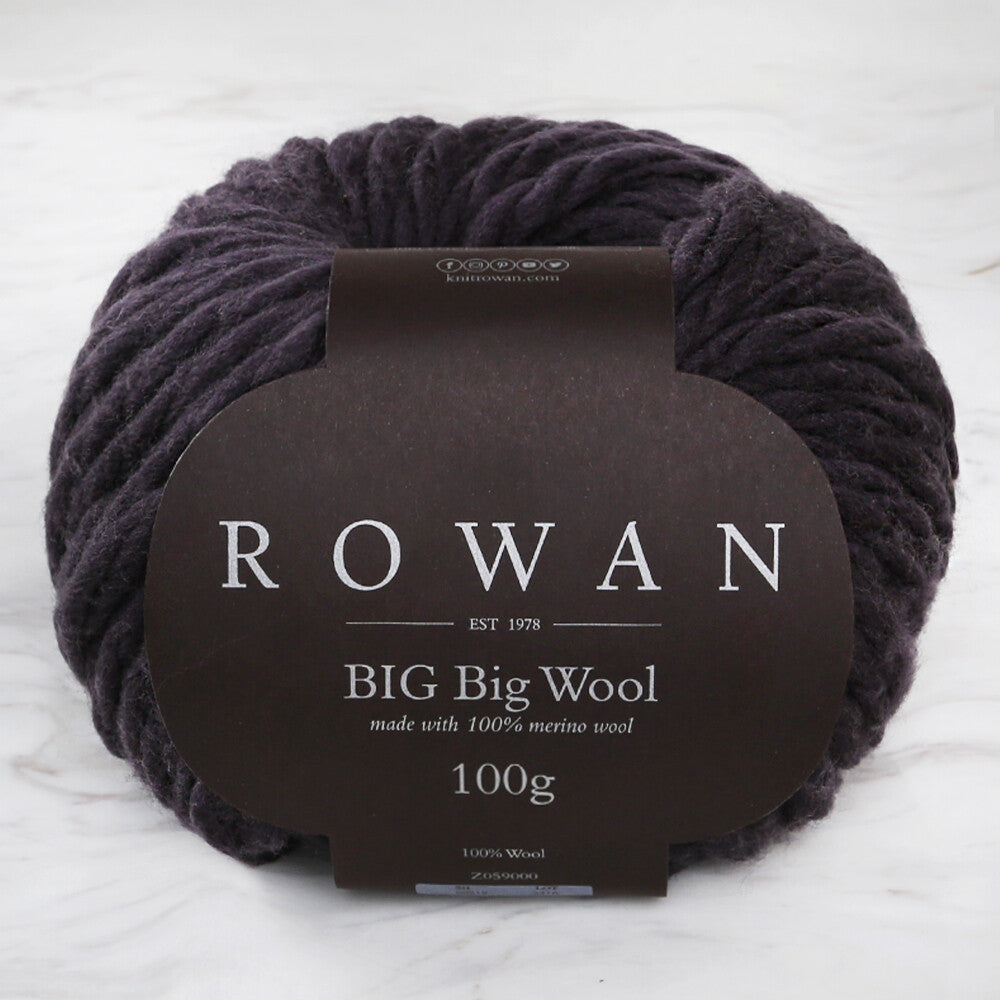 Rowan Big Big Wool Yarn, Antracite - 00212