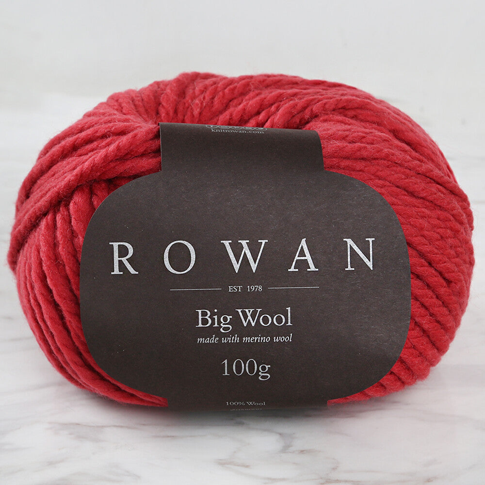 Rowan Big Wool Yarn, Red - 00063