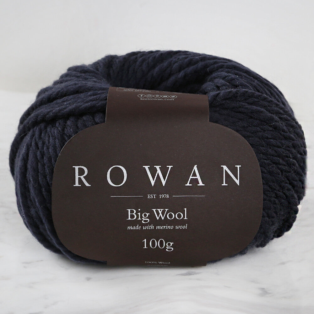 Rowan Big Wool Yarn, Antracite - 00007