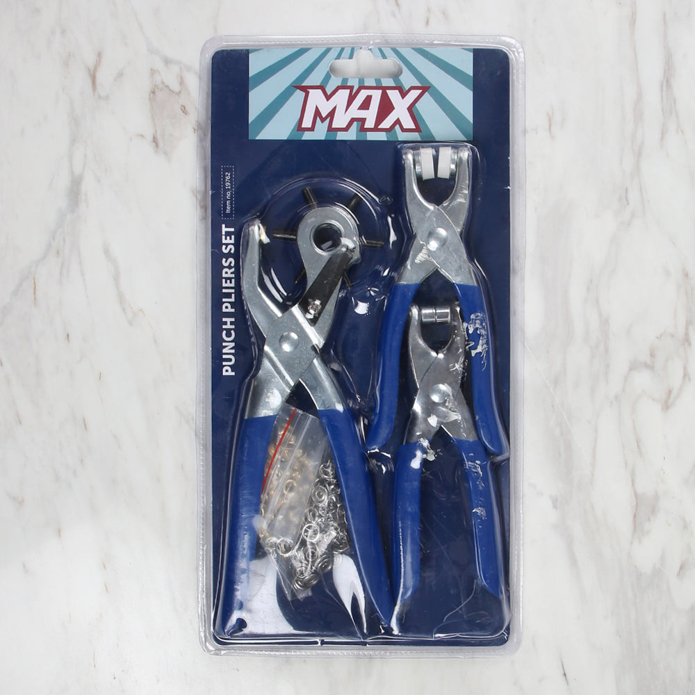 Belt Drilling, Snap Pliers, Eyelet Pliers 3-pack