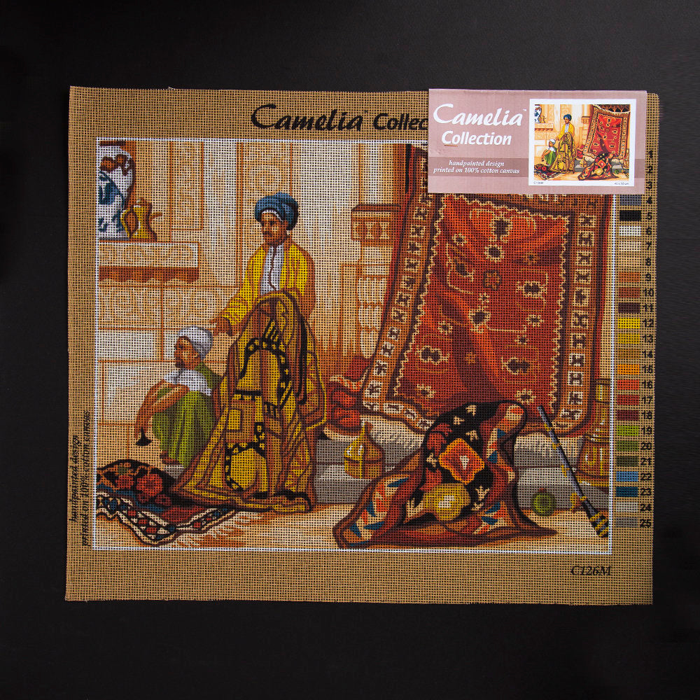 Orchidea 40x50cm Printed Gobelin, Osman Hamdi Bey - The Carpet Merchant - C126M