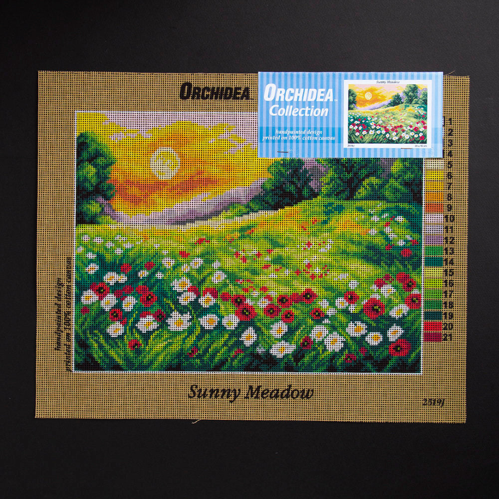 Orchidea 30x40cm Printed Gobelin, Sunny Meadow - 2519J