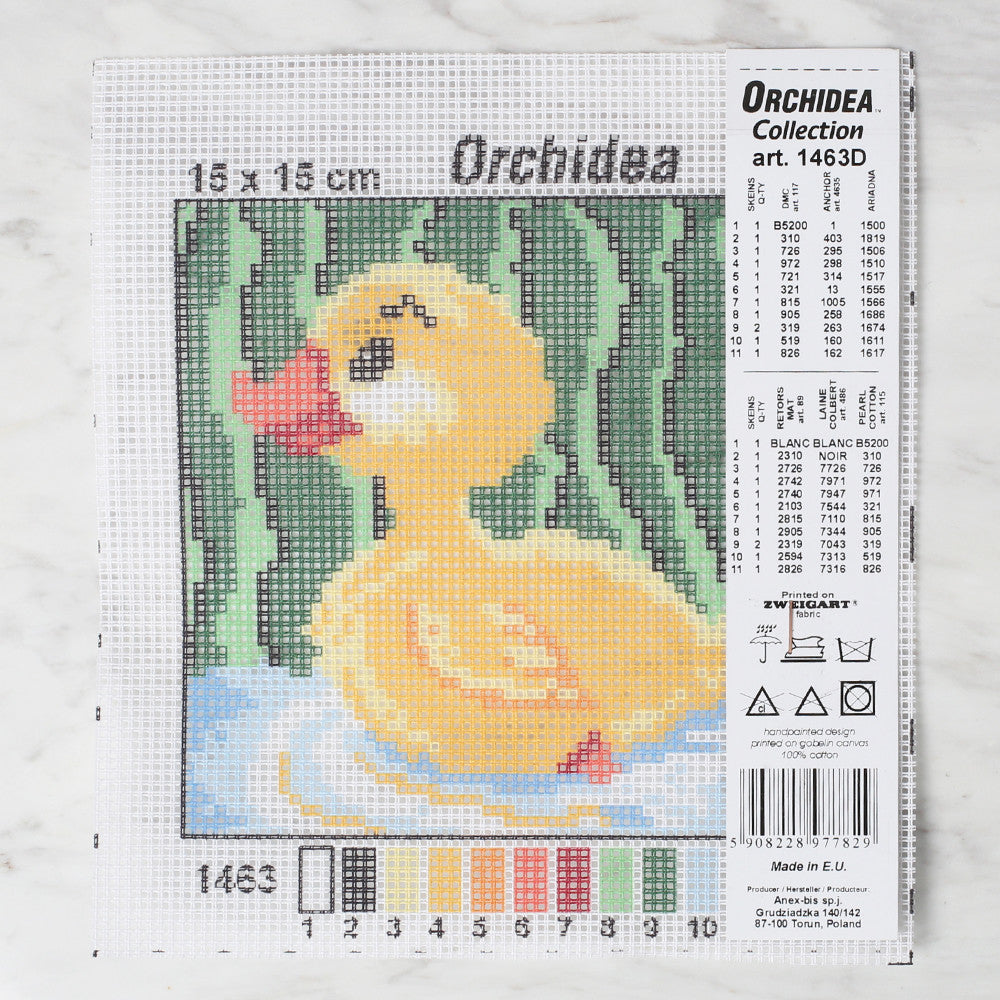 ORCHIDEA 15x15 cm Printed Gobelin, Duck - 1463D