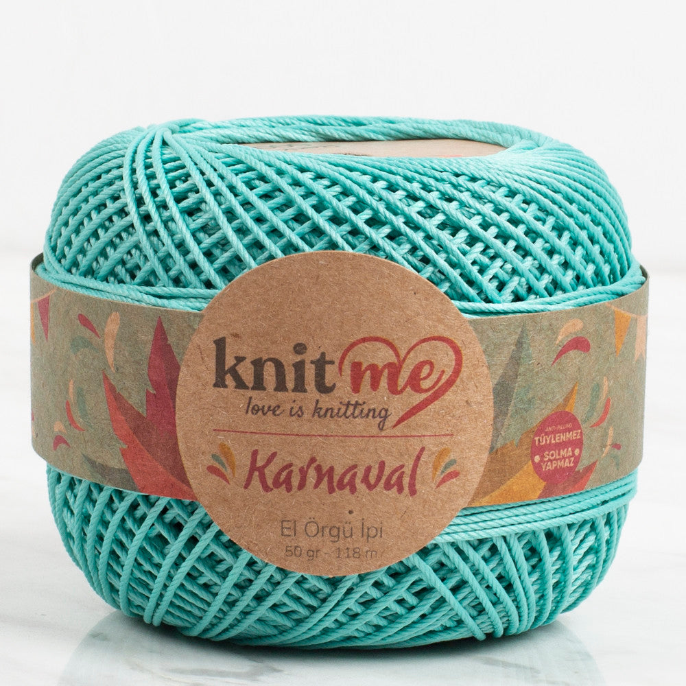 Knit Me Karnaval Knitting Yarn, Green - 00054