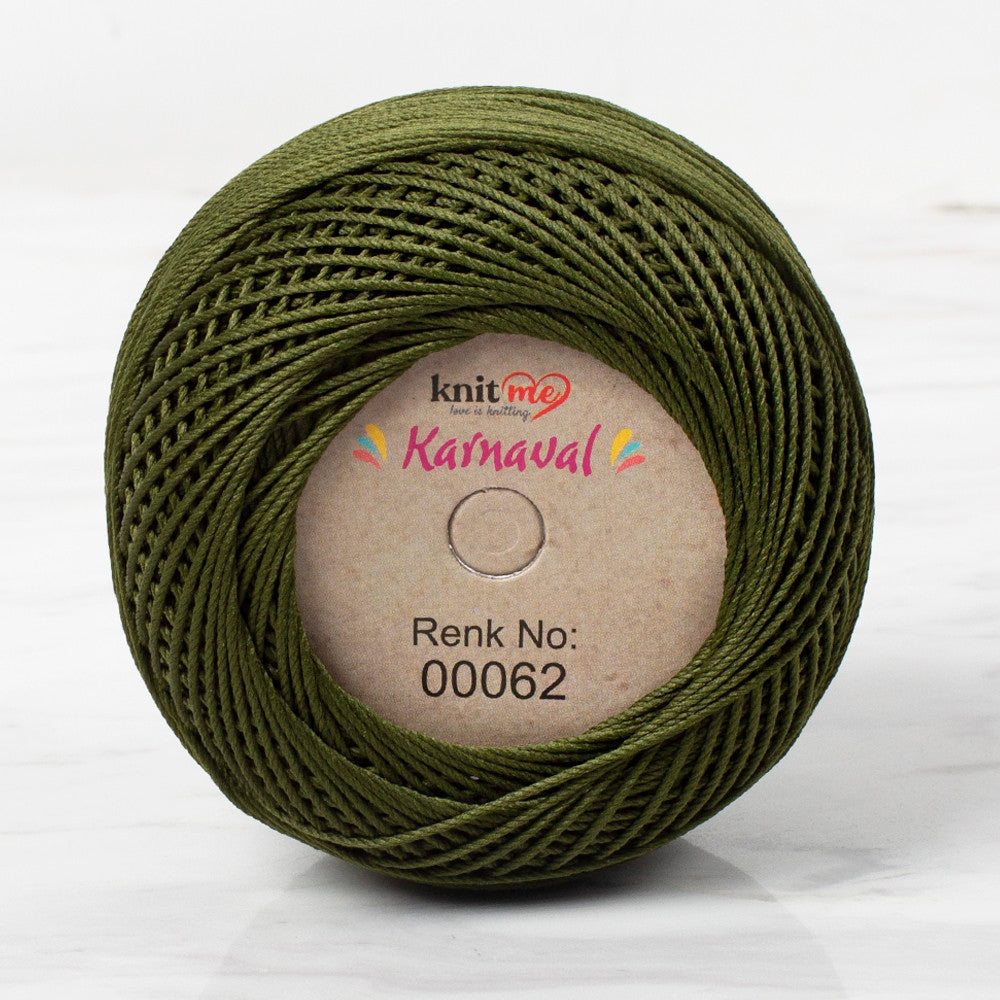 Knit Me Karnaval Knitting Yarn, Navy Green  - 00062