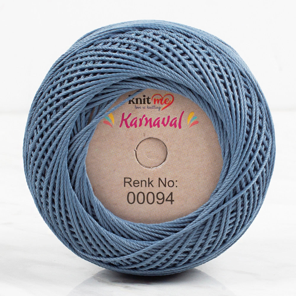 Knit Me Karnaval Knitting Yarn, Pastel Blue - 00094