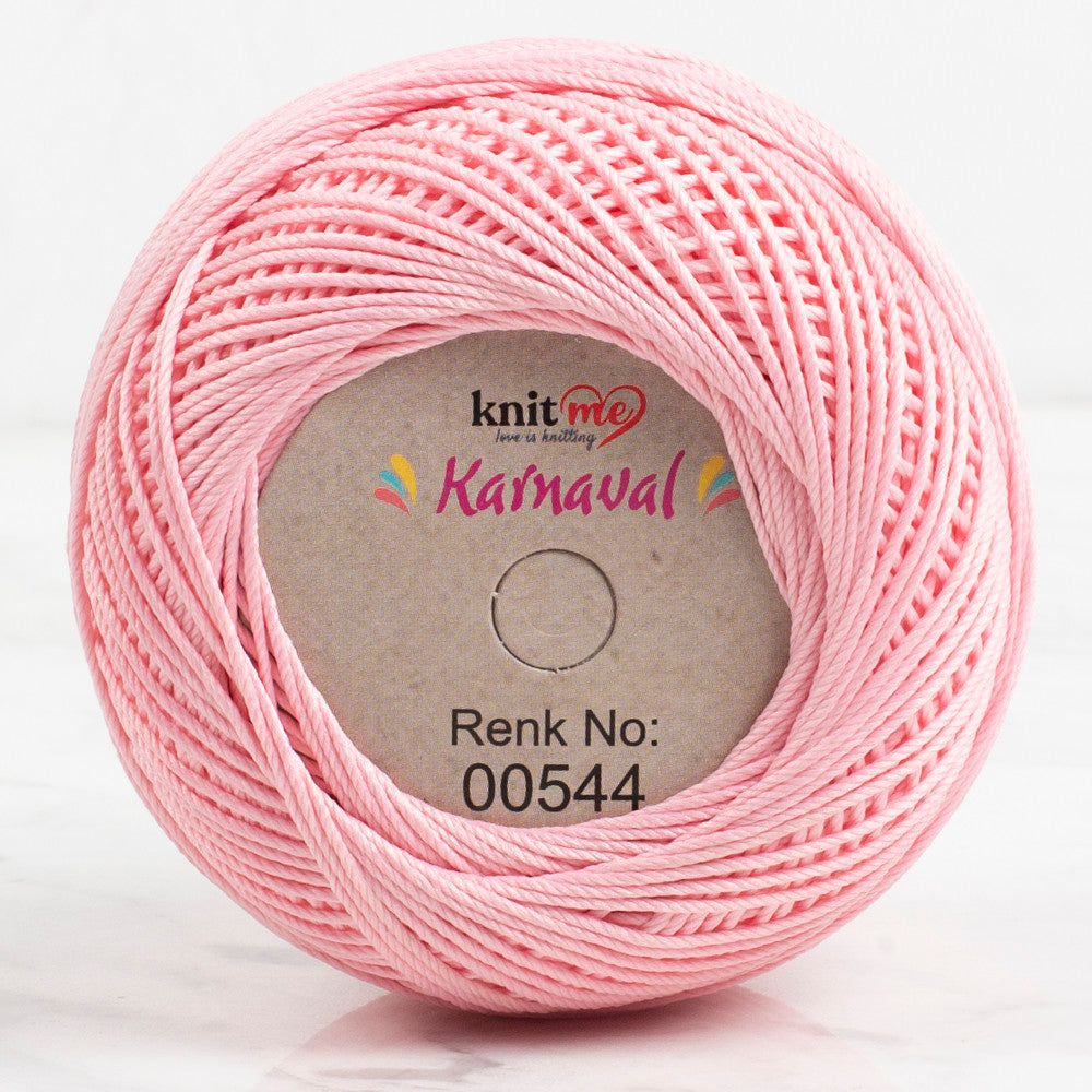 Knit Me Karnaval Knitting Yarn, Baby Pink - 00544