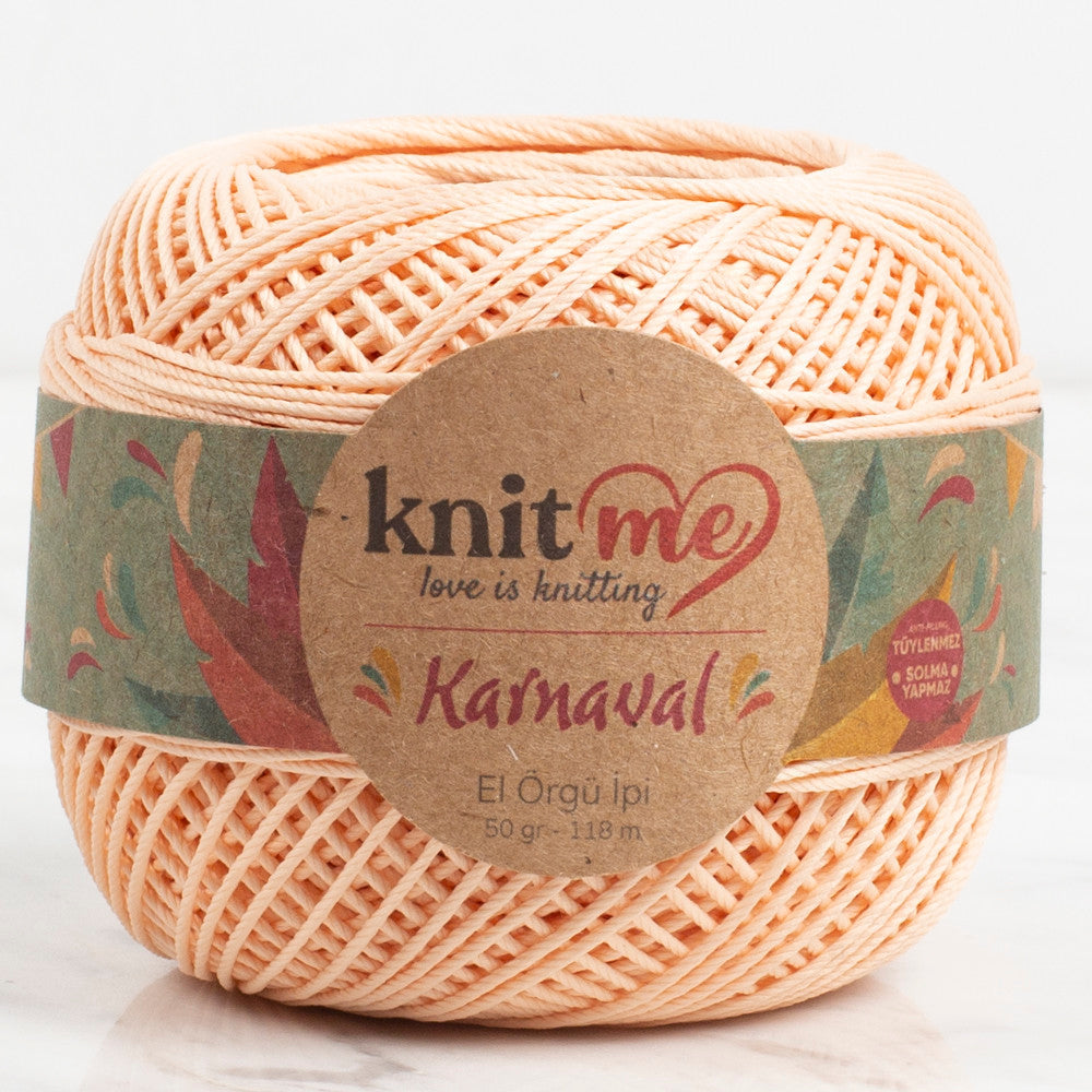 Knit Me Karnaval Knitting Yarn, Salmon - 01108