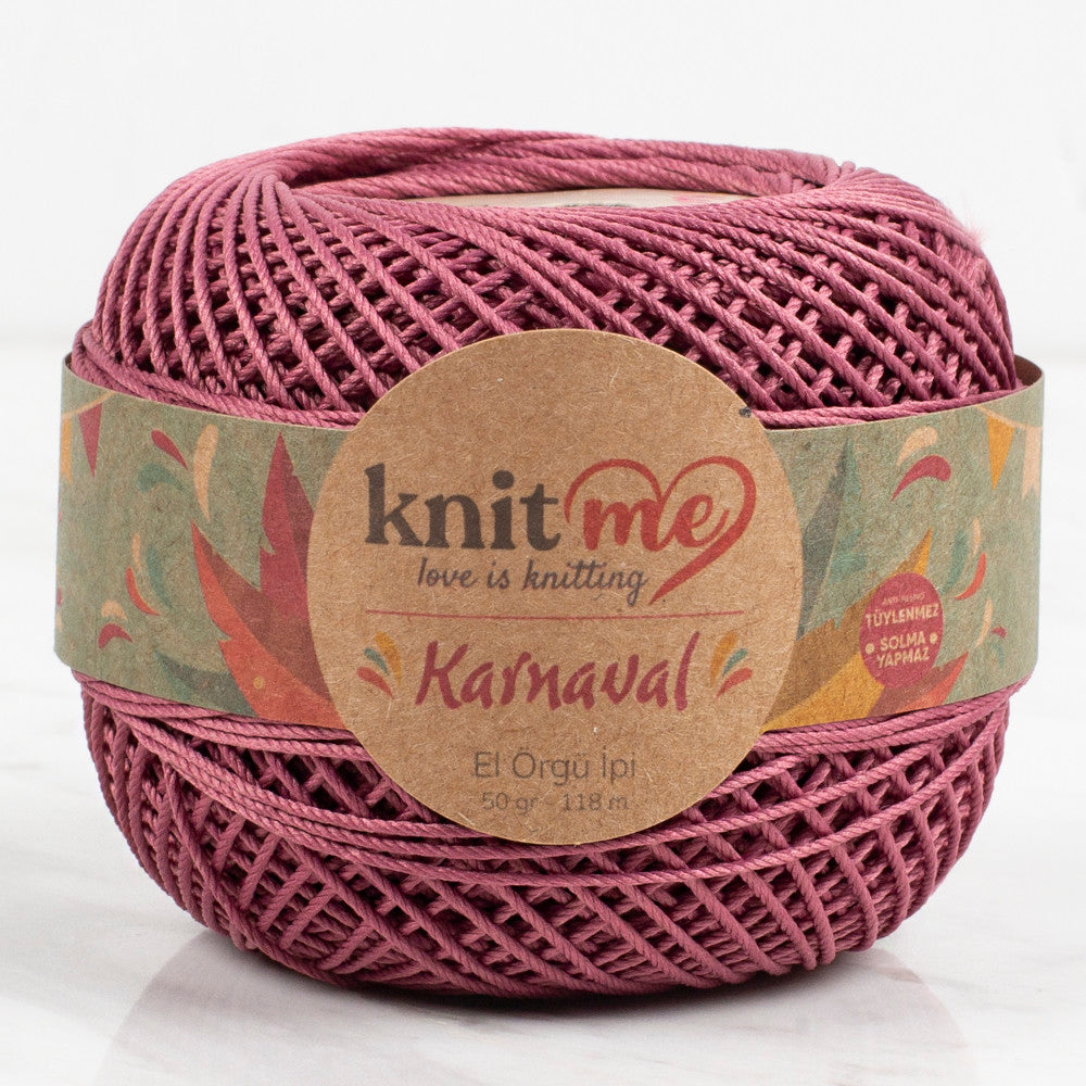 Knit Me Karnaval Knitting Yarn, Dusty Rose - 01723