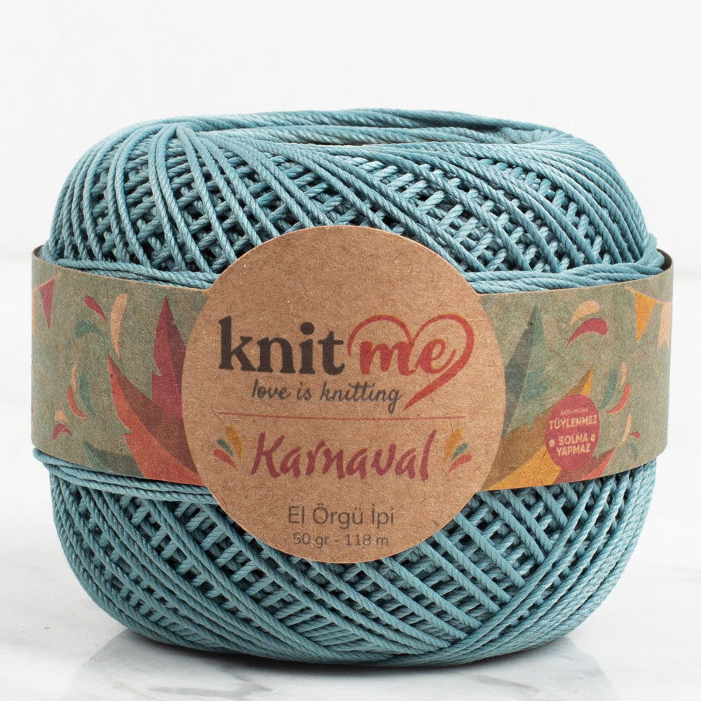 Knit Me Karnaval Knitting Yarn, Pastel Blue - 02245