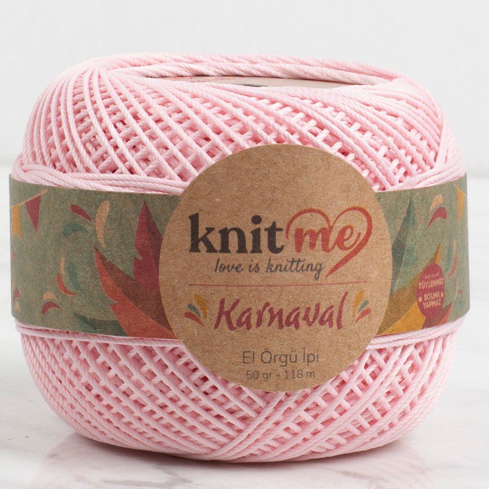 Knit Me Karnaval Knitting Yarn, Light Pink- 02261