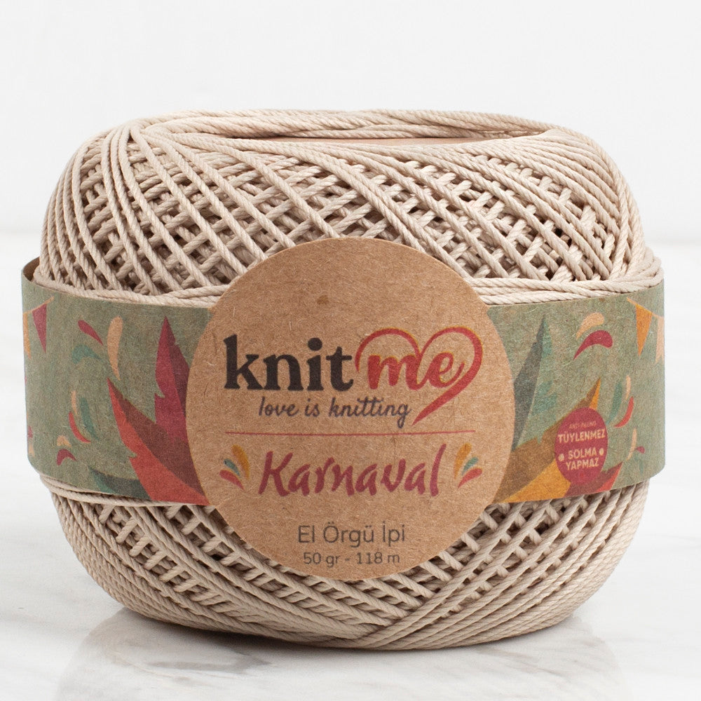 Knit Me Karnaval Knitting Yarn, Stone Color - 03258