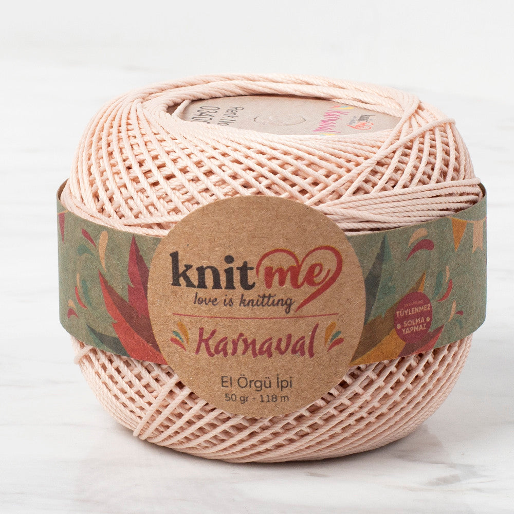 Knit Me Karnaval Knitting Yarn, Light Beige - 03400