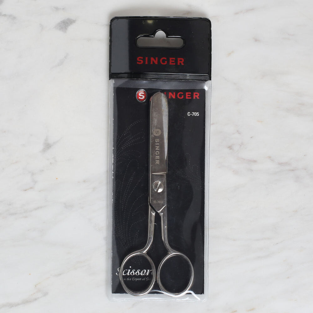Singer Middle Size Round Tip Sewing Scissors - C-705