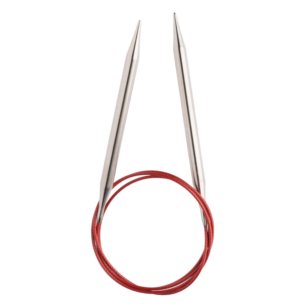 ChiaoGoo Red Lace 6.00 mm 80 cm Stainless Steel Circular Needle - 7032-10
