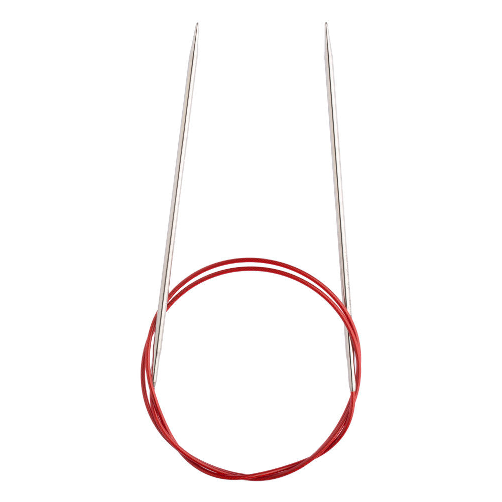 ChiaoGoo Red Lace 2.00 mm 100 cm Stainless Steel Circular Needle - 7040-0