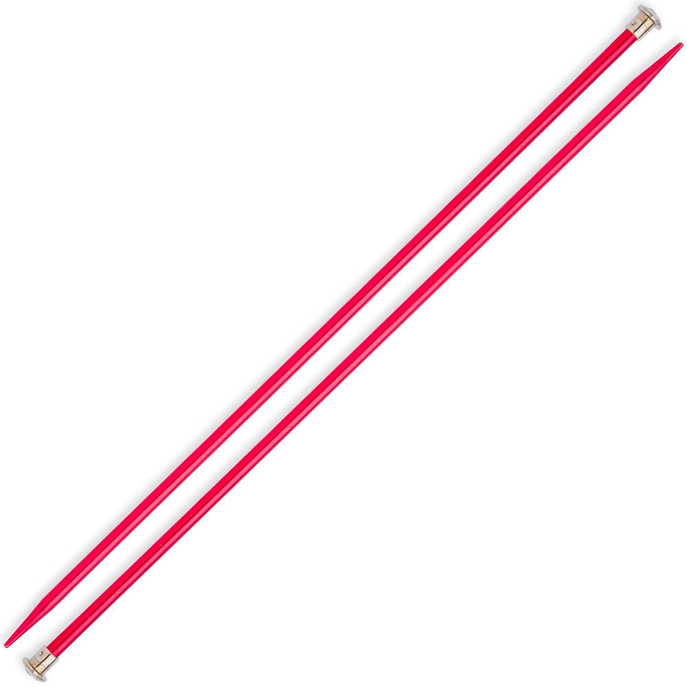 Kartopu Knitting Needle, Metal, 6 mm 35cm, Red