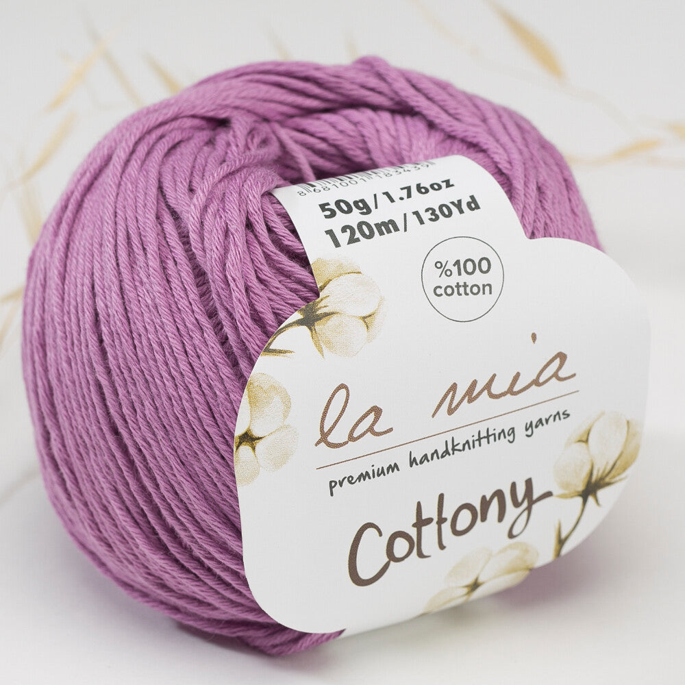 La Mia Cottony Baby Yarn, Purple - L010