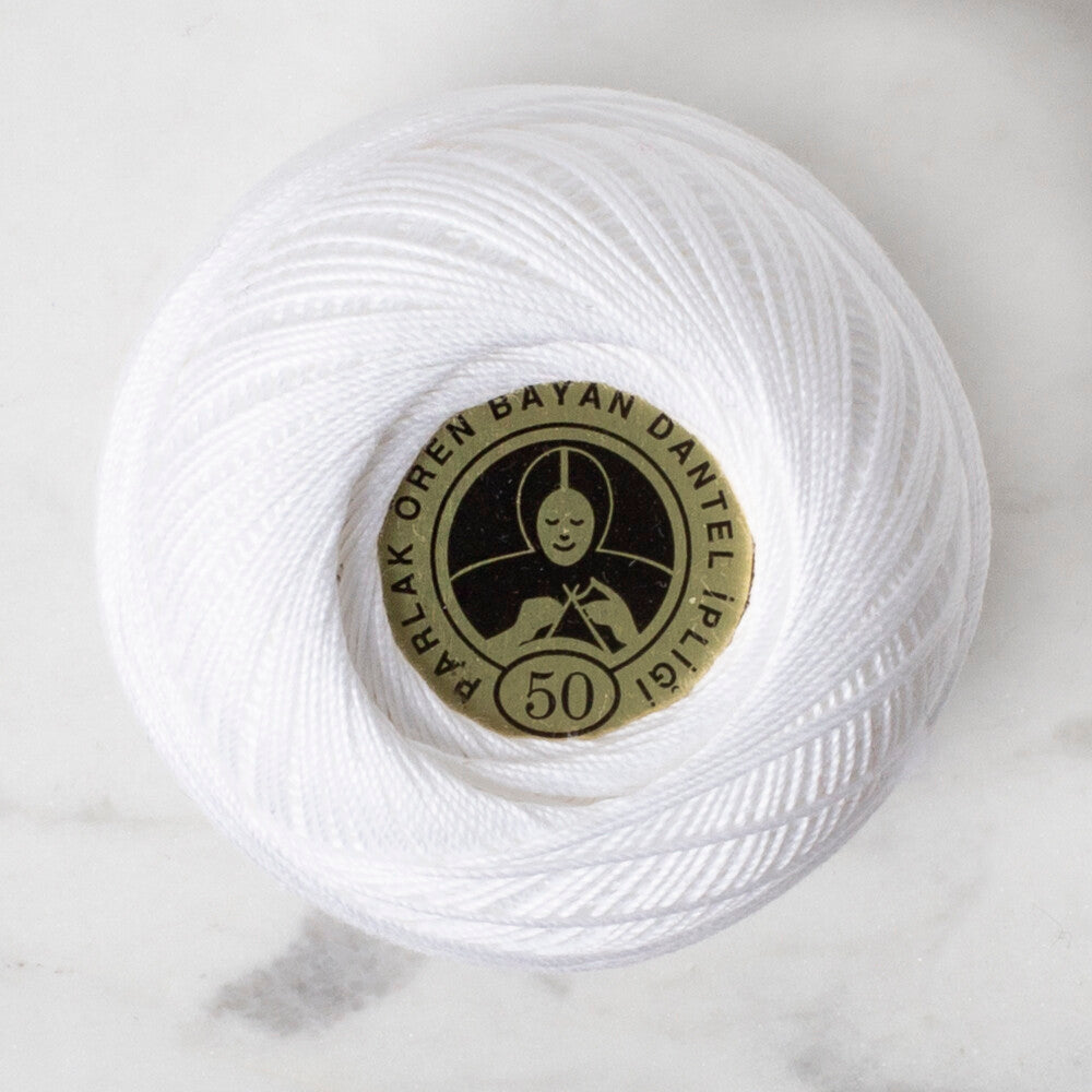 Madame Tricote Paris No:50 20 Gr Embroidery Thread, White - 5755