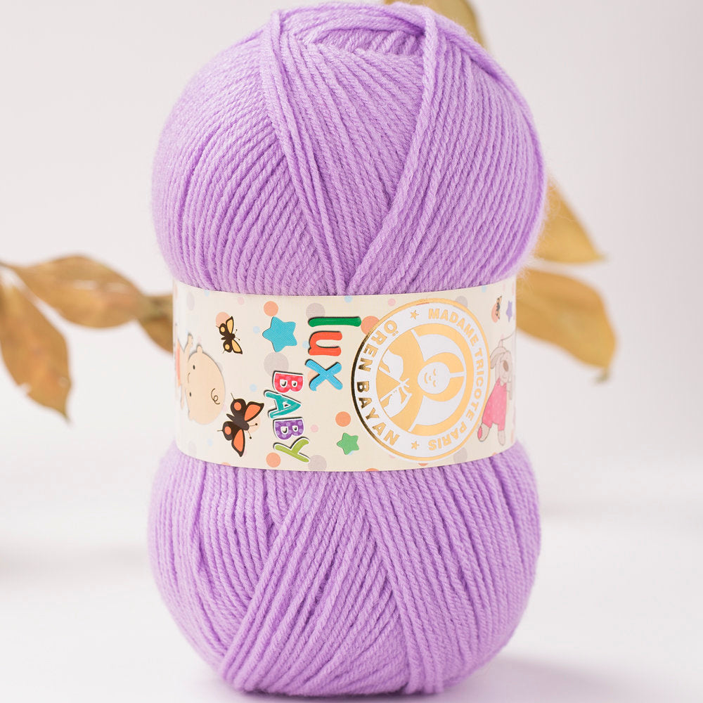 Madame Tricote Paris Lux Baby Knitting Yarn, Purple - 56-3010