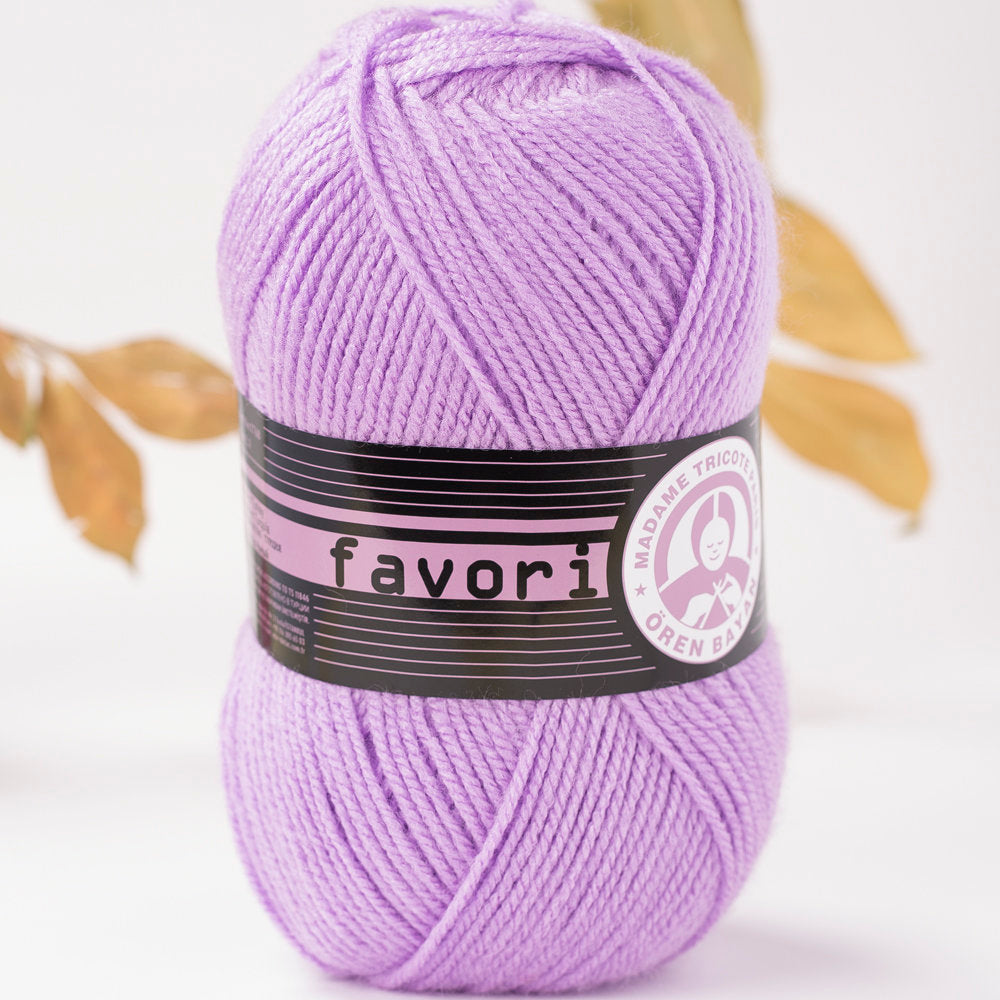 Madame Tricote Paris Favori Knitting Yarn, Lilac - 56-1768