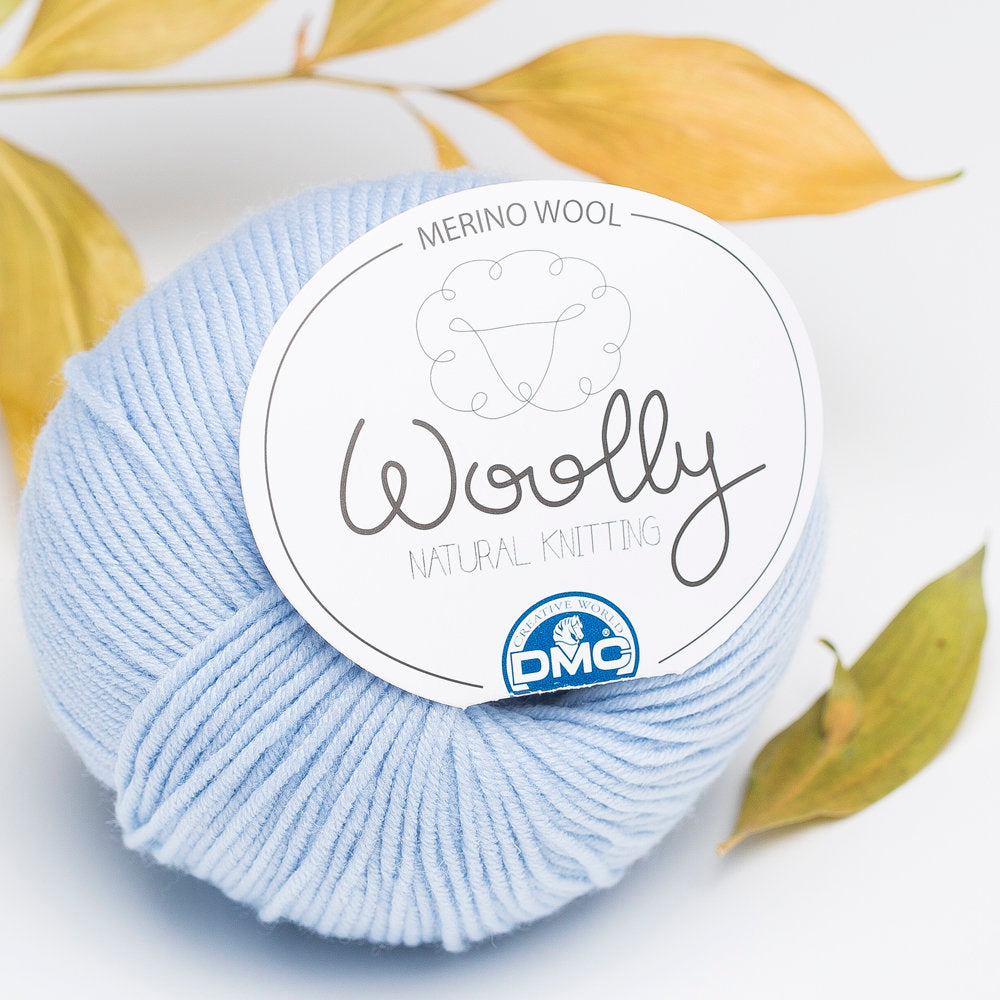 DMC Woolly Merino Baby Yarn, Blue - 071