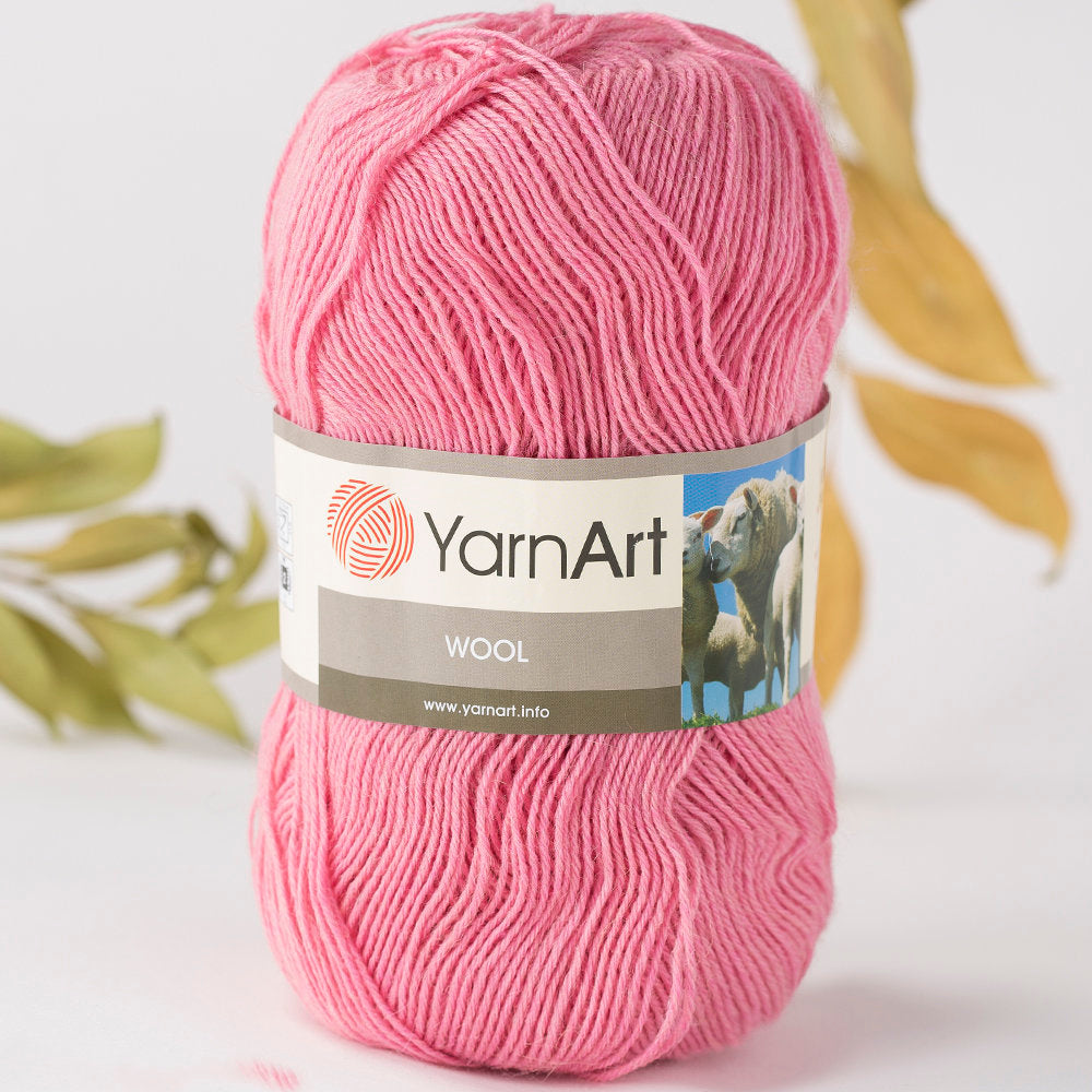 YarnArt Wool Yarn, Pink - 597