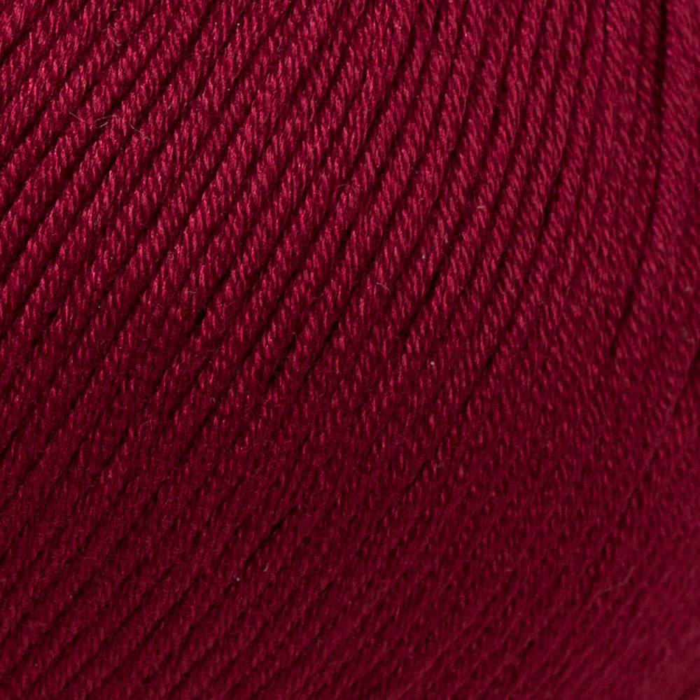La Mia Mercerized Cotton Yarn, Claret Red - 23