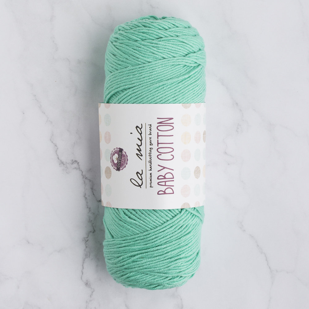 La Mia Baby Cotton Yarn, Pastel Green - L027