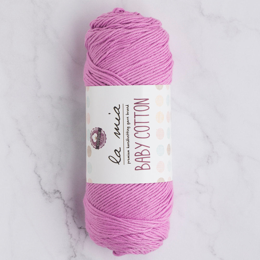 La Mia Baby Cotton Yarn, Lilac - L048