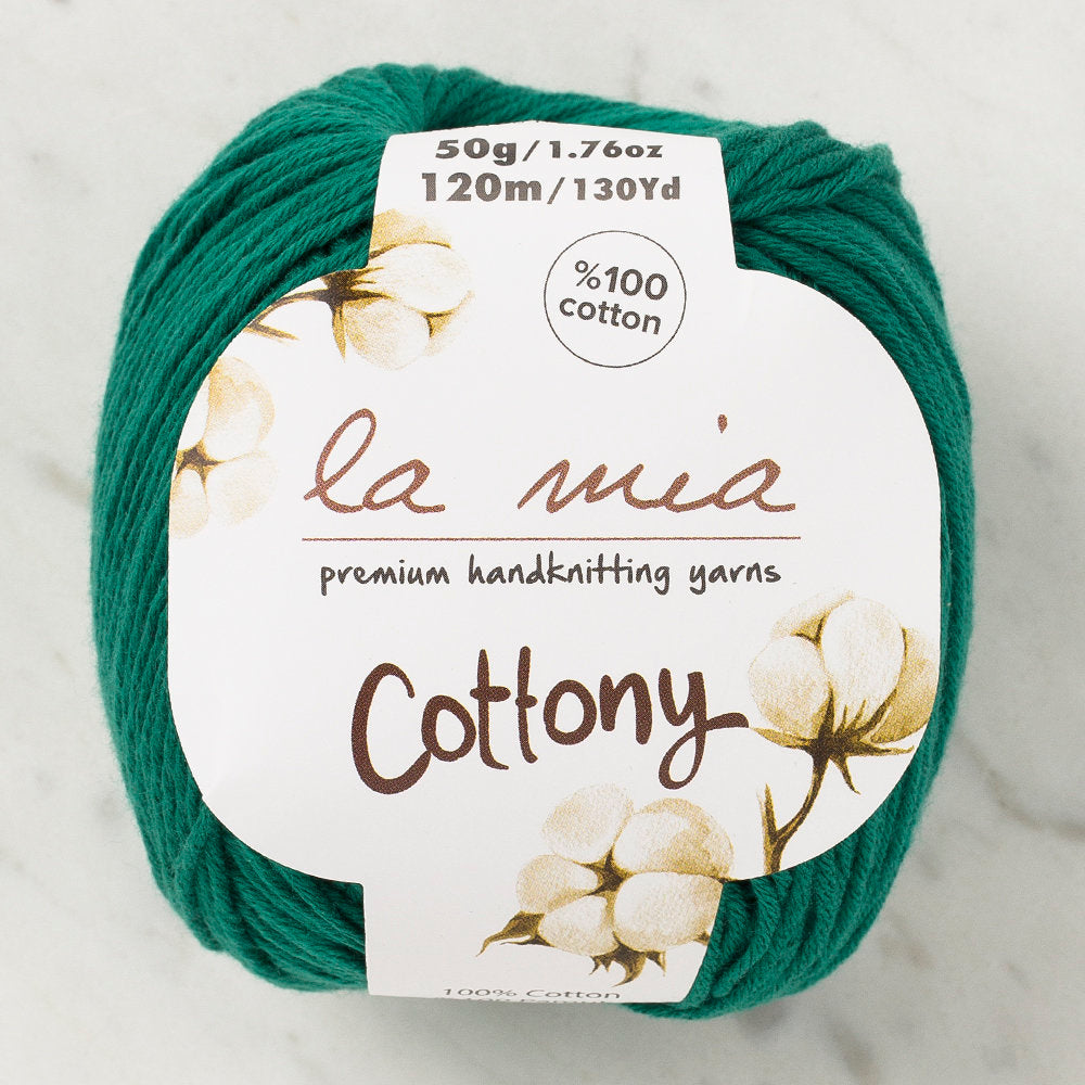 La Mia Cottony Baby Yarn, Green - L030