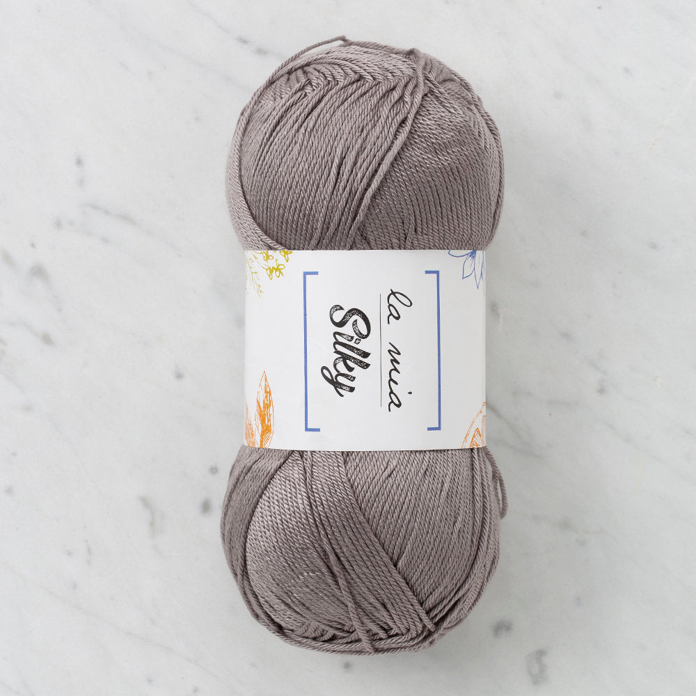 La Mia Silky Yarn, Smoke Grey - L010