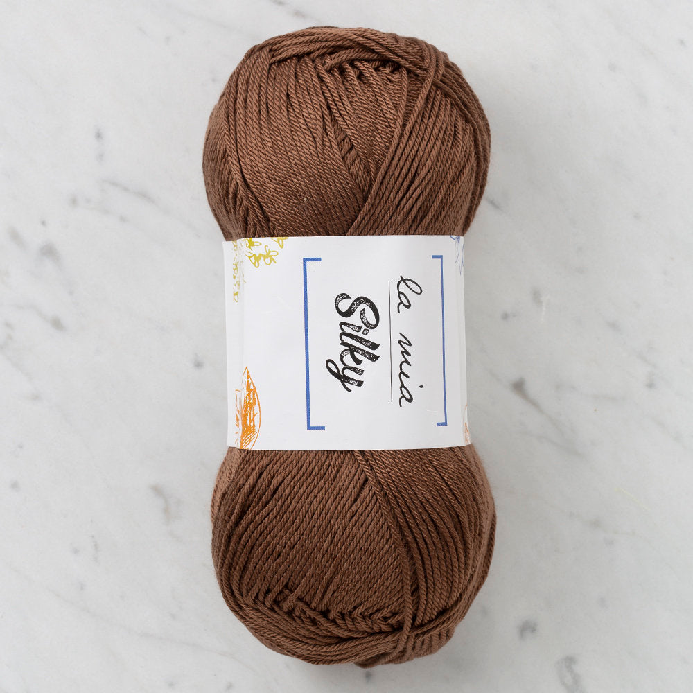 La Mia Silky Yarn, Brown - L005